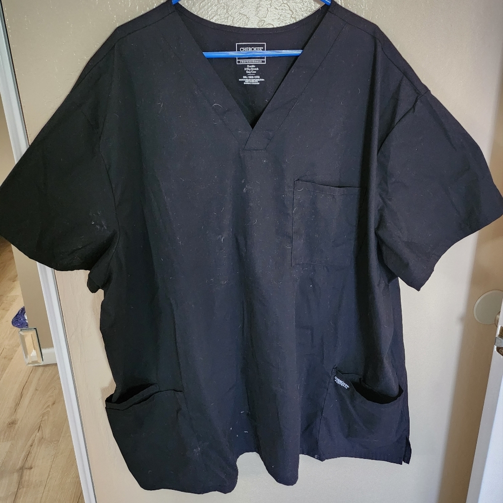 Black Scrub Top